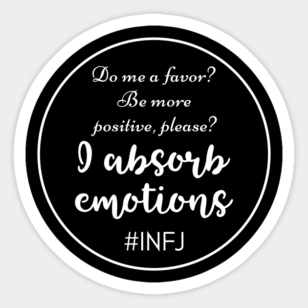 INFJ Emotions Sticker by coloringiship